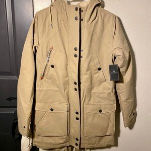 NWT Volcom Sherpa Lined Parka